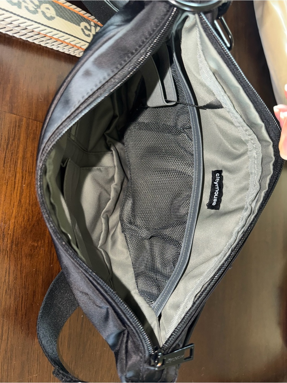 Crossbody Diaper Belt Bag with Branded Strap - Picture 2 of 6